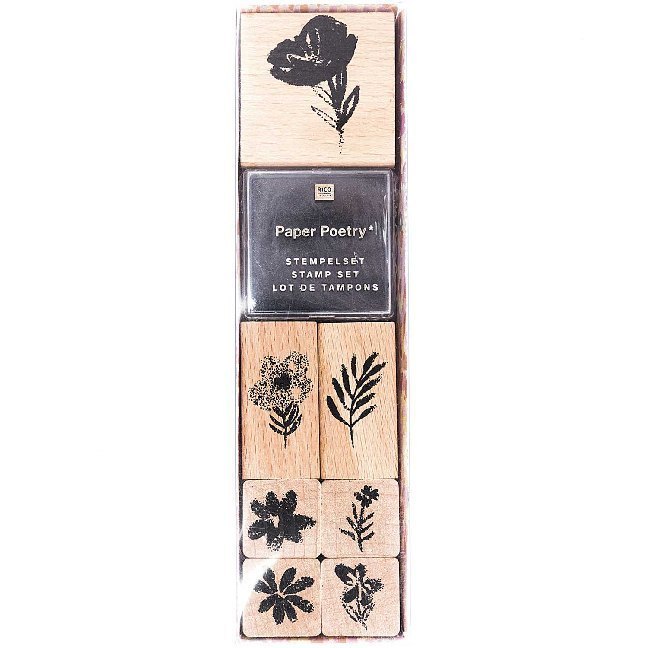 Stempelset, Crafted Nature, Blumen Fsc 100% main product photo