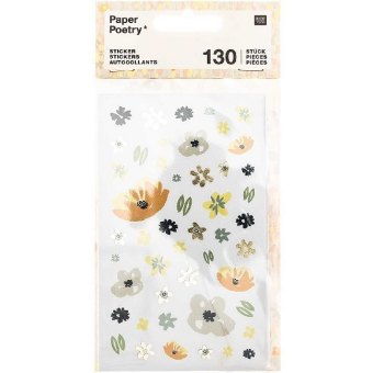 Sticker, Crafted Nature, Blumen, Blau Fsc Mix