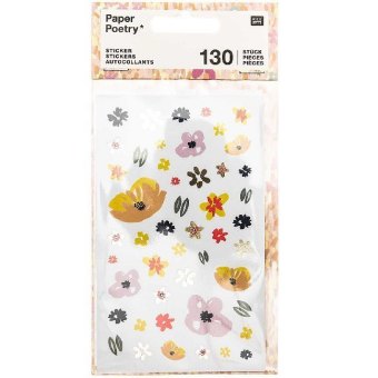 Sticker, Crafted Nature, Blumen, Rosa Fsc Mix