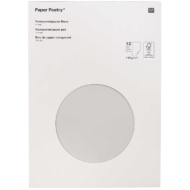 Transparentpapier Block Fsc Mix main product photo