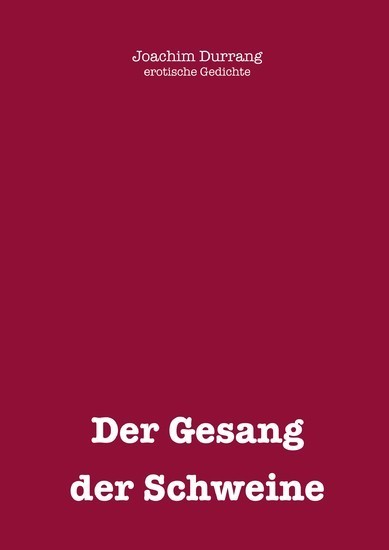 Gesang der Schweine main product photo
