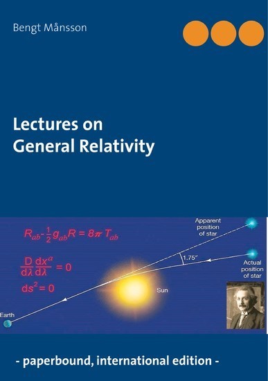 Lectures on General Relativity main product photo