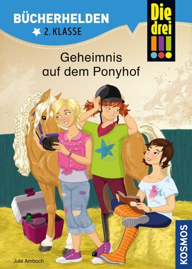 Die drei !!!, Bücherhelden 2. Klasse, Geheimnis auf dem Ponyhof (drei Ausrufezeichen) main product photo