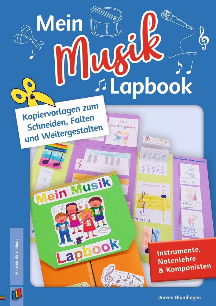 Mein Musik-Lapbook - Instrumente, Notenlehre & Komponisten main product photo