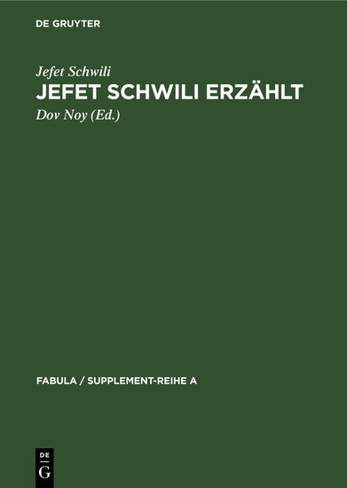 Jefet Schwili erzählt main product photo