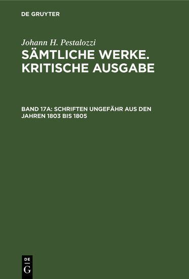 Schriften ungefähr aus den Jahren 1803 bis 1805 main product photo