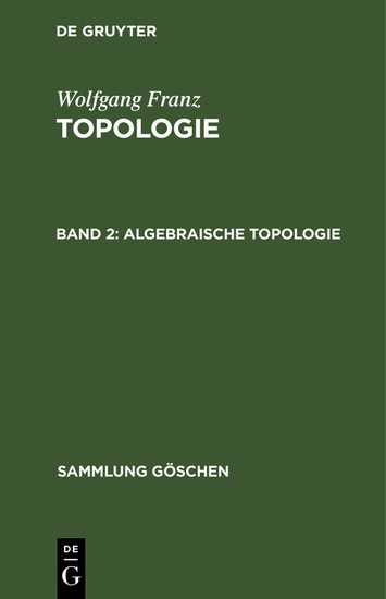 Algebraische Topologie main product photo