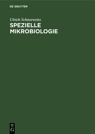 Spezielle Mikrobiologie main product photo