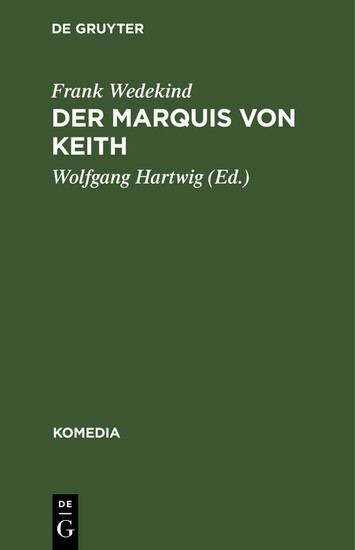 Der Marquis von Keith main product photo