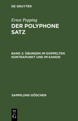 Übungen im doppelten Kontrapunkt und im Kanon