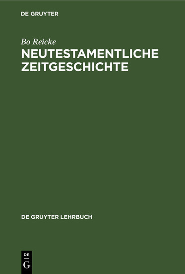 Neutestamentliche Zeitgeschichte main product photo