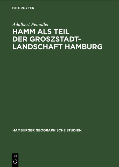 Hamm als Teil der Groszstadtlandschaft Hamburg main product photo