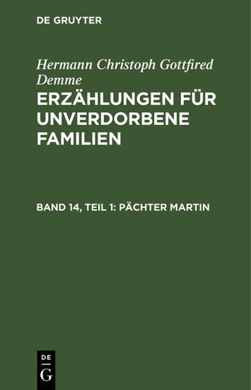 Pächter Martin main product photo