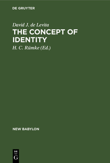 The concept of identity main product photo