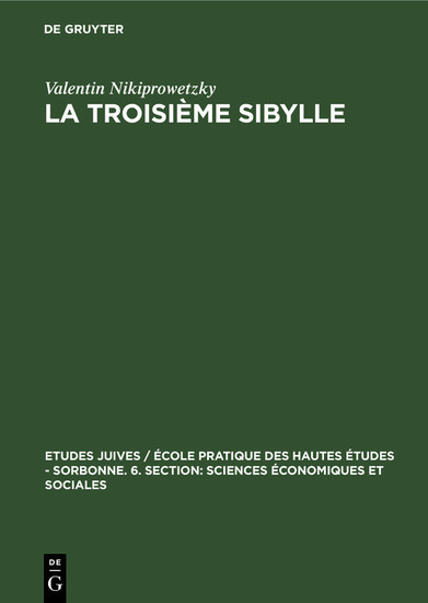 La troisième Sibylle main product photo