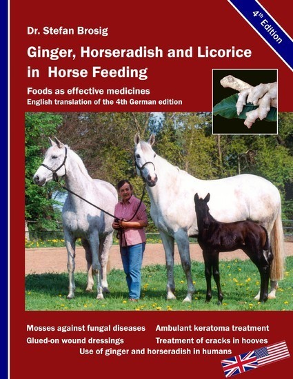 Ginger, horseradish and licorice in horse feeding main product photo