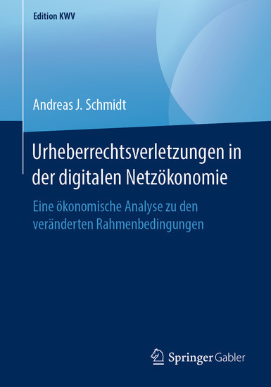 Urheberrechtsverletzungen in der digitalen Netzökonomie main product photo