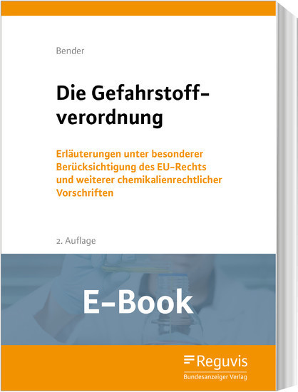 Die Gefahrstoffverordnung (E-Book) main product photo
