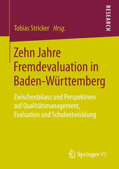 Zehn Jahre Fremdevaluation in Baden-Württemberg main product photo