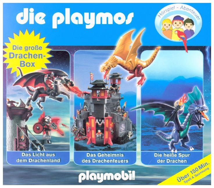 Die Playmos - Die große Drachen-Box, 3 Audio-CDs main product photo