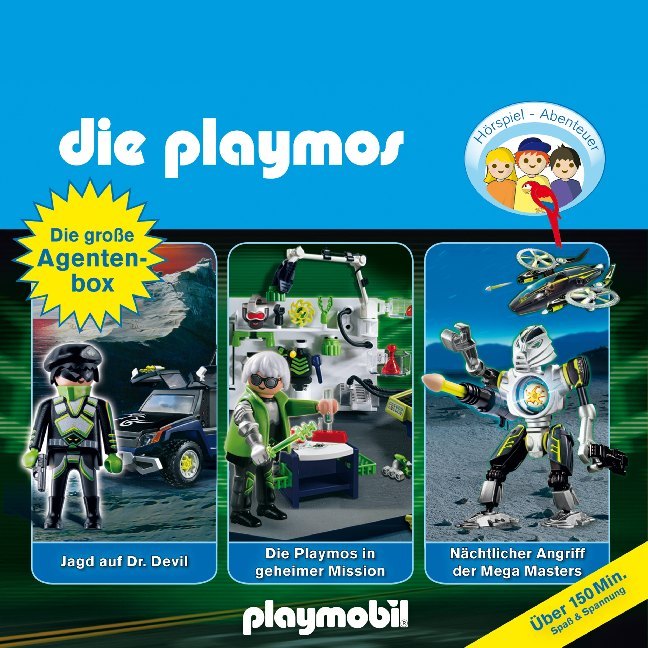 Die Playmos - Die Playmos - Die große Agenten-Box, 3 Audio-CDs main product photo