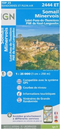 2444ET Somail.Minervois.Saint-Pons-de-Thomières.PNR du Haut Languedoc