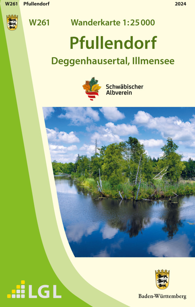 Topographische Wanderkarte Baden-Württemberg Pfullendorf main product photo