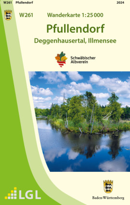 Topographische Wanderkarte Baden-Württemberg Pfullendorf