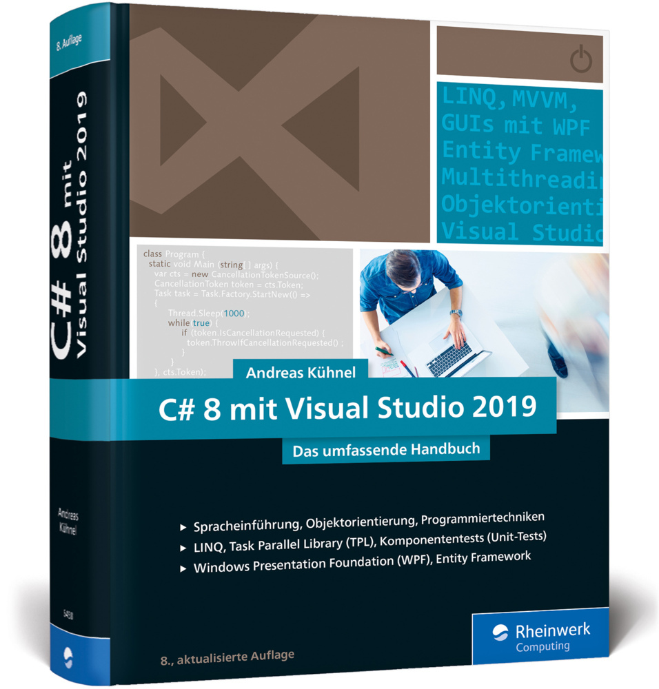 C# 8 mit Visual Studio 2019 main product photo