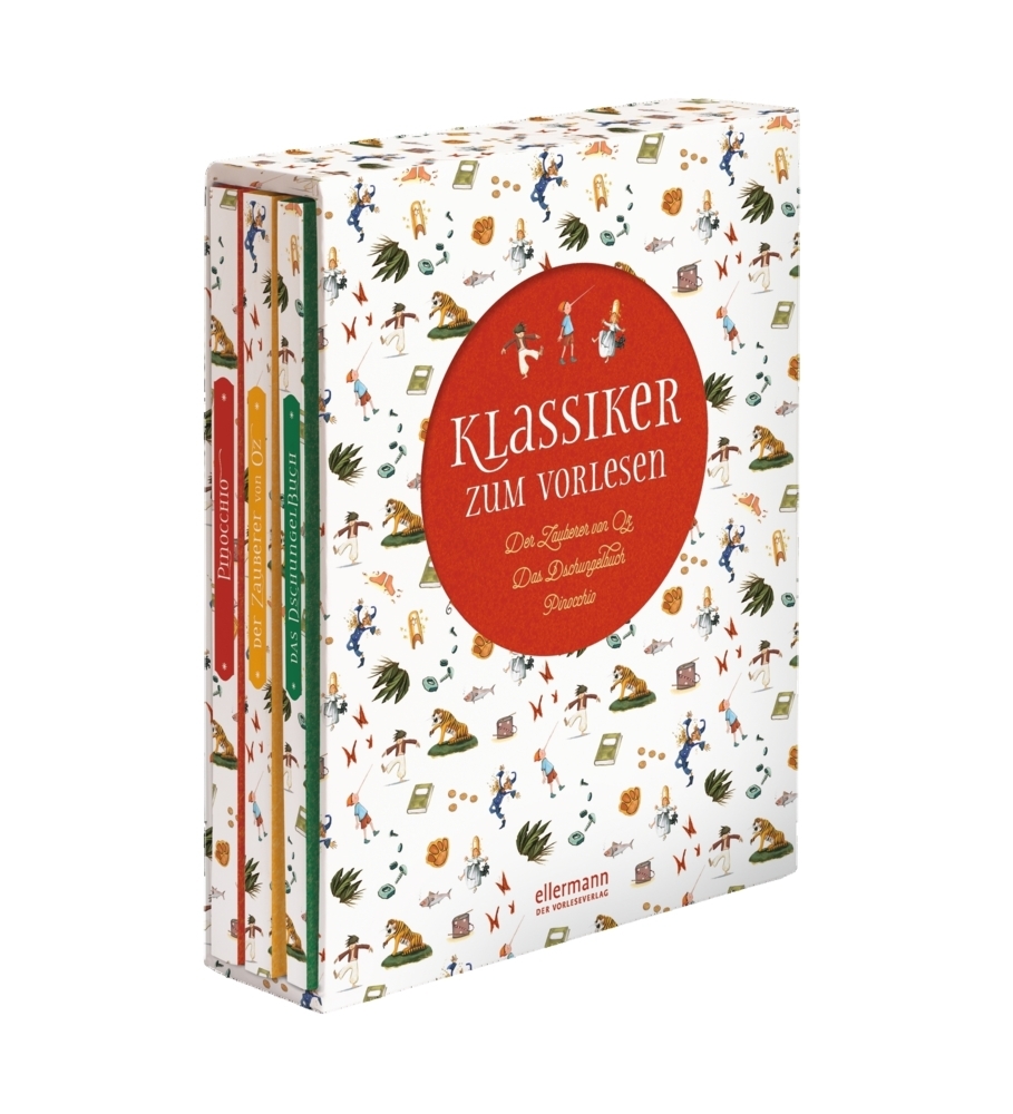 Klassiker zum Vorlesen. Das Dschungelbuch. Der Zauberer von Oz. Pinocchio, 3 Teile main product photo