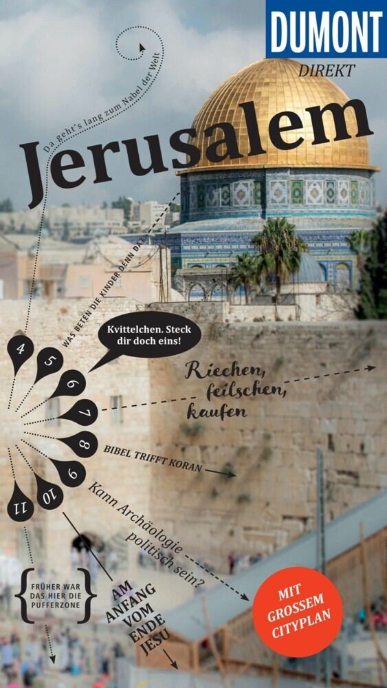 DUMONT direkt Reiseführer E-Book Jerusalem main product photo