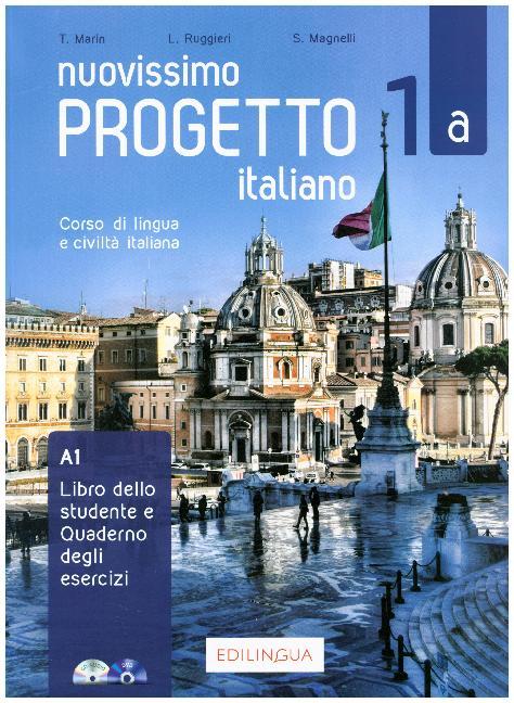 Nuovissimo Progetto Italiano 1 A (italiano) Lehr- und Arbeitsbuch mit DVD-Video und Audio-CD main product photo