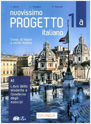Nuovissimo Progetto Italiano 1 A (italiano) Lehr- und Arbeitsbuch mit DVD-Video und Audio-CD