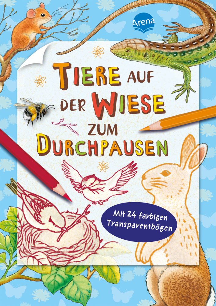 Tiere auf der Wiese zum Durchpausen main product photo