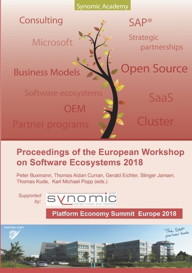 Proceedings of the European Workshop on Software Ecosystems 2018 main product photo