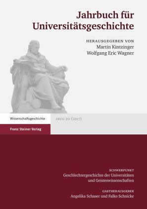 Jahrbuch für Universitätsgeschichte 20 (2017)