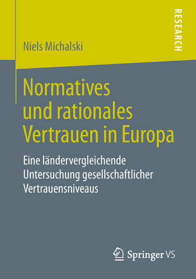 Normatives und rationales Vertrauen in Europa main product photo