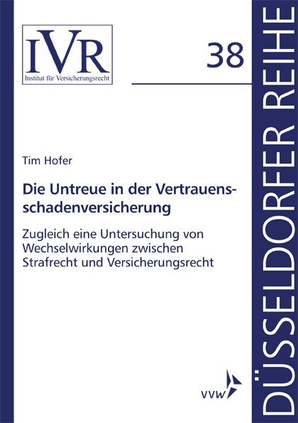 Die Untreue in der Vertrauensschadenversicherung main product photo