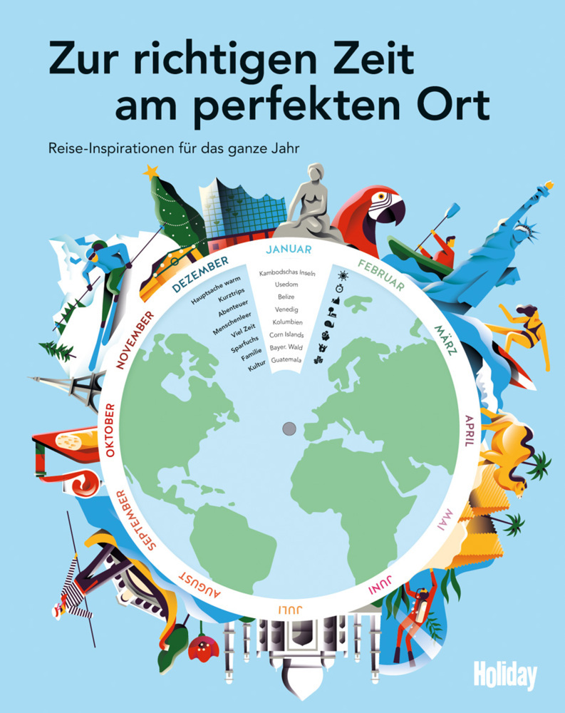 HOLIDAY Reisebuch: Zur richtigen Zeit am perfekten Ort main product photo