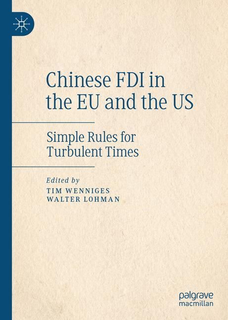 Chinese FDI in the EU and the US main product photo