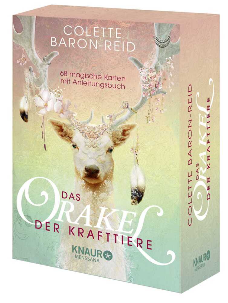 Das Orakel der Krafttiere, 68 Orakelkarten m. Anleitungsbuch main product photo