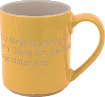 Astrid Lindgren-Helden. Becher Tasse gelb