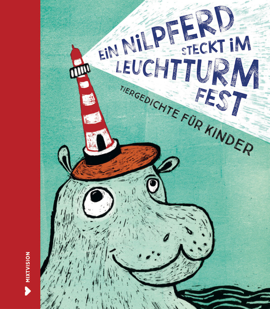 Ein Nilpferd steckt im Leuchtturm fest main product photo