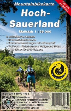 KKV Mountainbikekarte Hoch-Sauerland