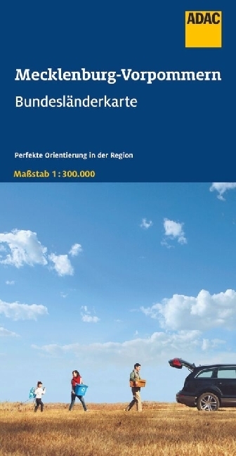 ADAC Bundesländerkarte Deutschland 02 Mecklenburg-Vorpommern 1:250.000 main product photo