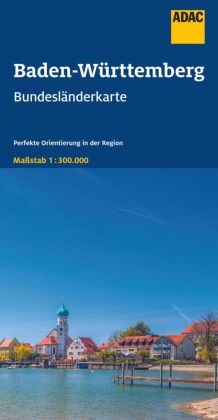 ADAC Bundesländerkarte Deutschland 11 Baden-Württemberg 1:300.000
