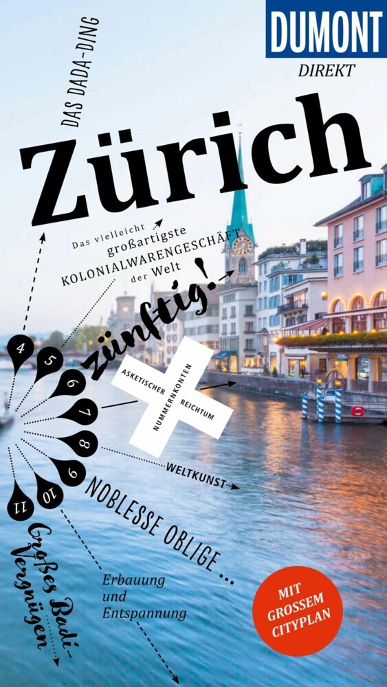 DUMONT direkt Reiseführer E-Book Zürich main product photo
