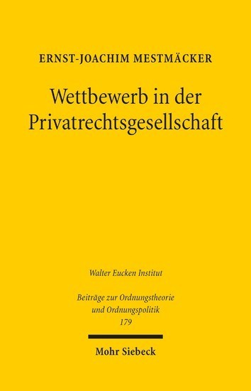 Wettbewerb in der Privatrechtsgesellschaft main product photo