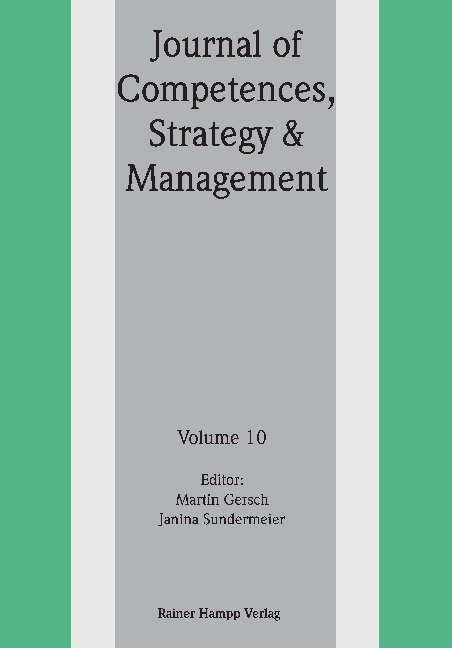Journal of Competences, Strategy & Management main product photo