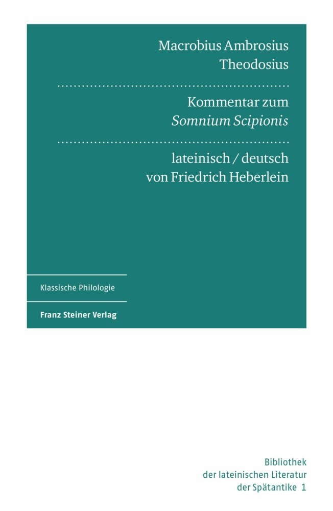 Macrobius Ambrosius Theodosius: Kommentar zum 'Somnium Scipionis' main product photo